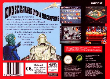 Utopia - The Creation of a Nation (Europe) box cover back